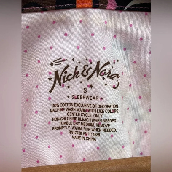 Nick & Nora Rodeo Night Show Night Shirt Small - Picture 8 of 8